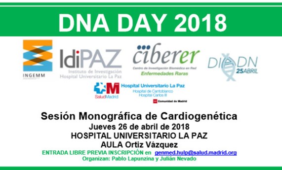 El DNA Day se dedica este año a la cardiogenética en el Hospital La Paz