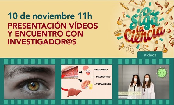Serena Mirra representa al CIBERER en la actividad CIBER #QueSigaLaCiencia con un vídeo sobre distrofias hereditarias de retina