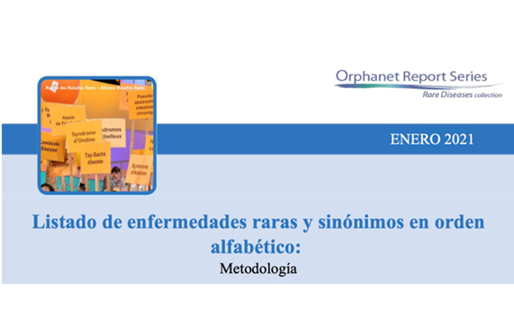 Orphanet actualiza el listado de enfermedades raras por orden alfabético y los informes de prevalencia