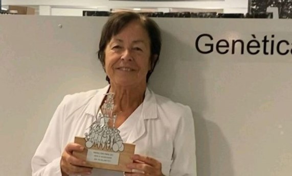 Pia Gallano, galardonada por ASEM Catalunya en reconocimiento a su implicación con los afectados por enfermedades neuromusculares