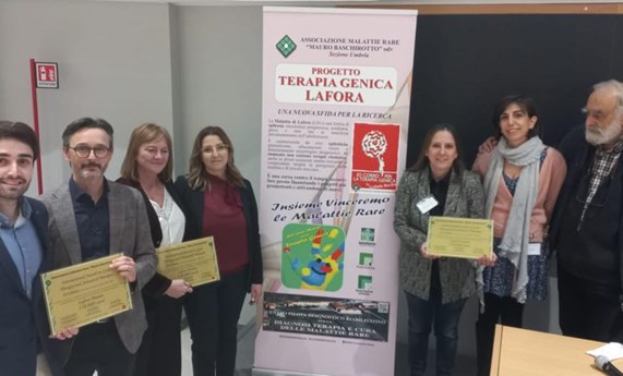 Marina Sánchez y Luis Zafra reciben el premio “International Gene Therapy Award for Lafora Disease”