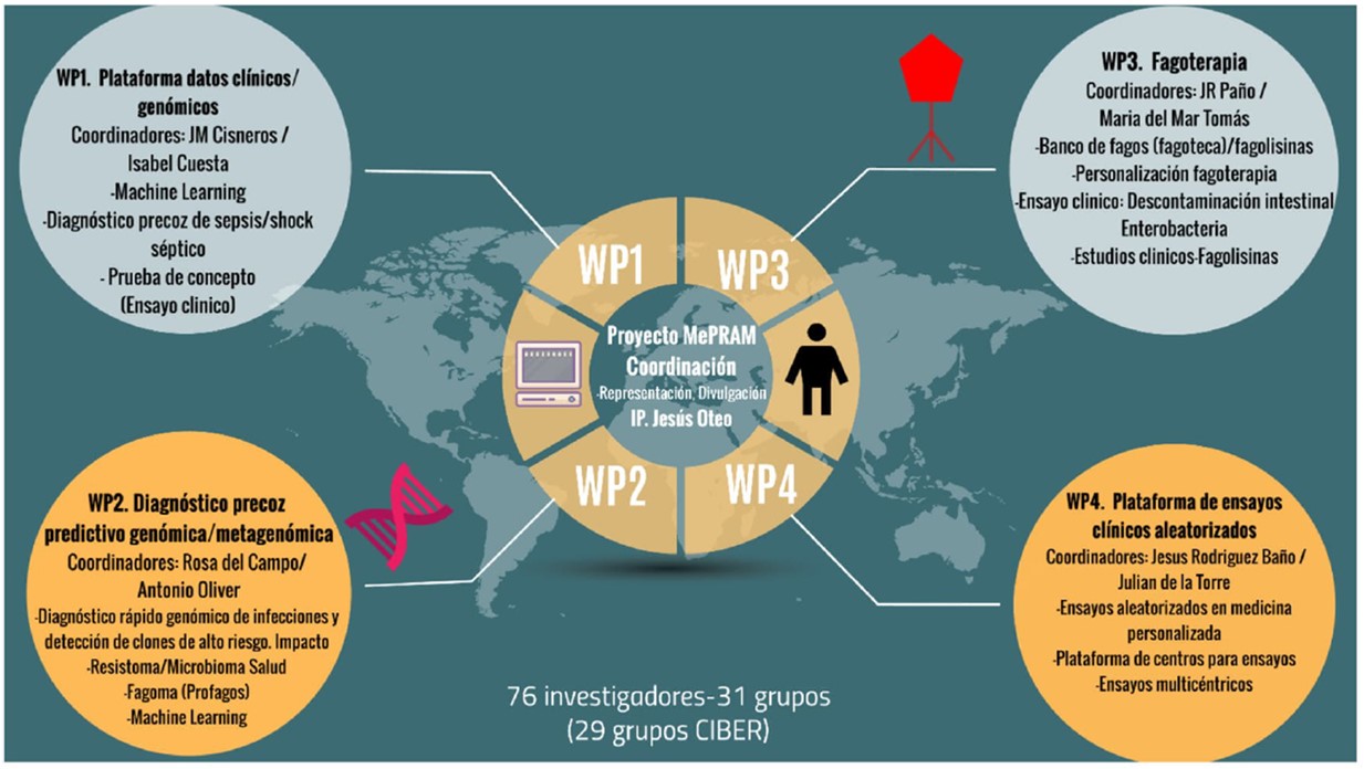 Comienza el proyecto MePRAM de medicina de precisión contra microorganismos multirresistentes