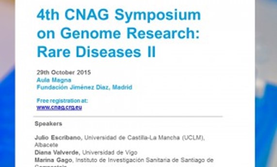 El CNAG y la Fundación Jiménez Díaz coorganizan un simposio sobre investigación genética