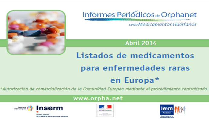 Orphanet publica el listado actualizado de medicamentos para enfermedades raras en Europa