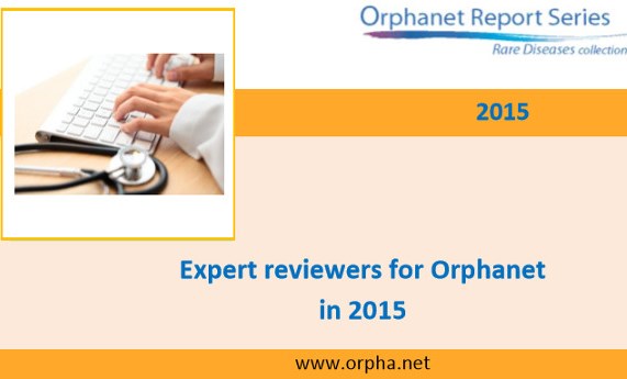Publicada la lista de expertos que colaboraron con Orphanet en 2015