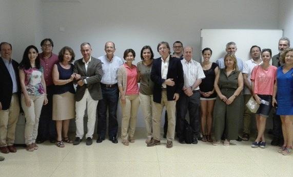 Los investigadores del CIBERER en Murcia se reúnen con el director científico del centro y la consejera de Sanidad de esta región