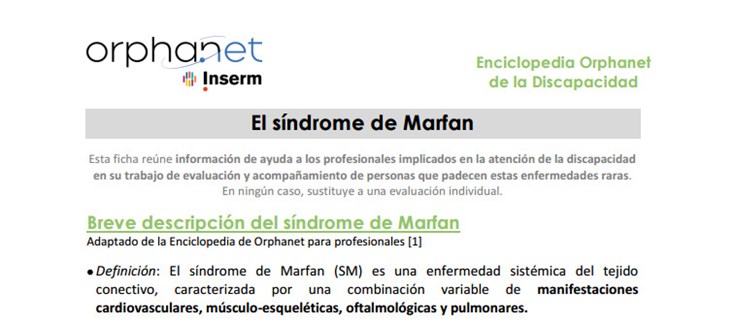 Orphanet dedica un espacio en su portal a la discapacidad de las ...