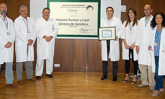 La U728 CIBERER en el Hospital Ramón y Cajal, certificada para el test prenatal no invasivo de las principales trisomías a nivel europeo