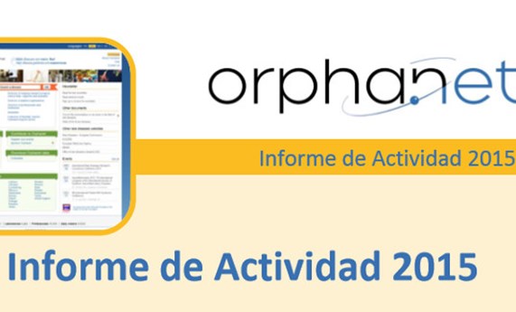 Disponible el Informe de actividad 2015 de Orphanet en español