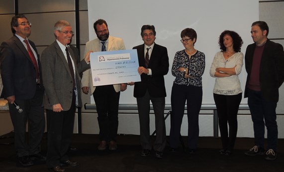 La Fundación Contra la Hipertensión Pulmonar entrega 80.000 euros al Instituto de Salud Carlos III y al CIBERES para la investigación sobre esta enfermedad La Fundación Contra la Hipertensión Pulmonar entrega 80.000 euros al Instituto de Salud Carlos III y al CIBERES para la investigación sobre esta enfermedad