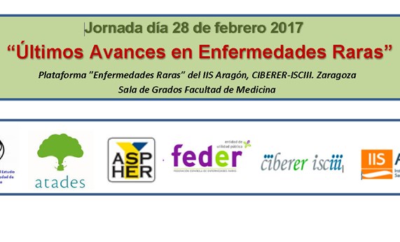 Los grupos de investigación del CIBERER en Aragón participan en una jornada sobre los últimos avances en enfermedades raras
