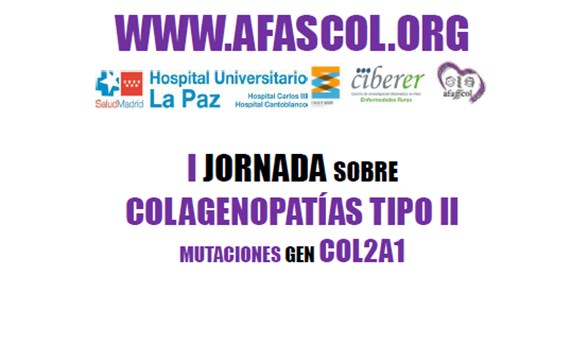 AFASCOL organiza una jornada divulgativa sobre las colagenopatías tipo II el próximo 27 de mayo