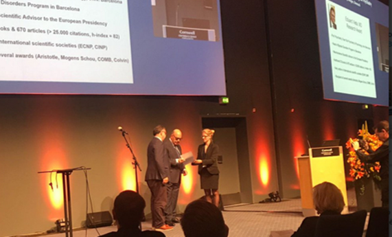 Eduard Vieta, elegido mejor investigador del año por la WFSBP Eduard Vieta, elegido mejor investigador del año por la WFSBP